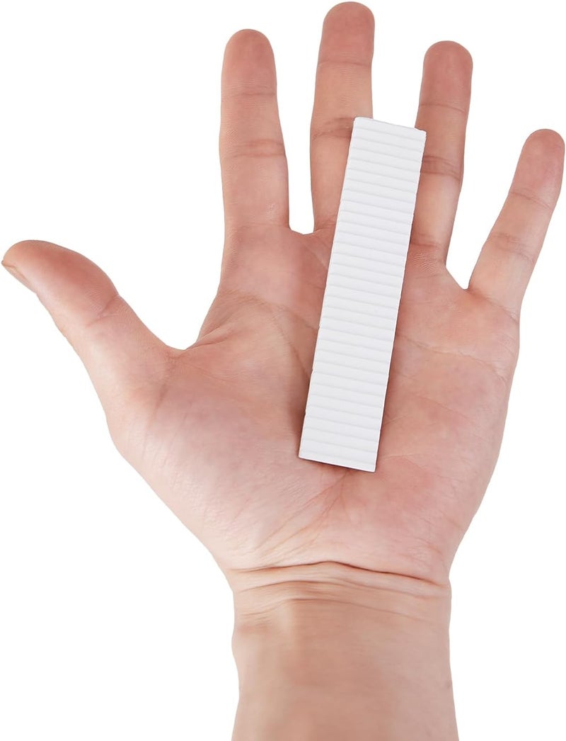 ZZJMCH 12 Pack White Multi Purpose Furniture Plastic Shims for Leveling Extreme Weight Capacity Wedges Easy to Snap Cut-to-fit Size Leveler for Toilet Shims, Doors, Windows, Sheds, Table - Image 3